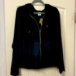 VS PINK Everyday Lounge Velour Perfect Full Zip